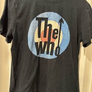 The Who Graphic Tee - Black with Blue, White, Red Target Size Medium